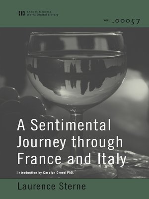 cover image of A Sentimental Journey Through France and Italy (World Digital Library Edition)